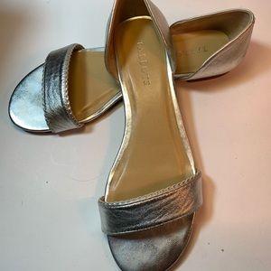 Talbots Open Toe Flats